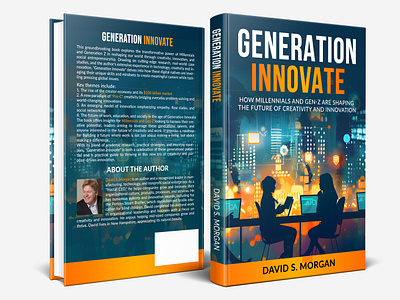 Generation Innovate (Millennial and Gen Z) - Book Cover Design amazon book cover book cover art book cover design cover art cover design ebook ebook cover editorial gen z generation innovate graphic design illustration innovation kdp kdp book cover millennial publishing unique book cover design vector