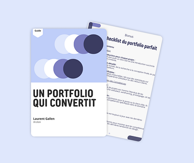 Guide : Un Portfolio Qui Convertit cv designer guide inspiration job portfolio product design ui design ux design