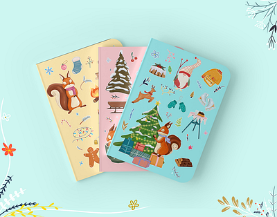 Christmas stickers design graphic design illustr illustration stickers