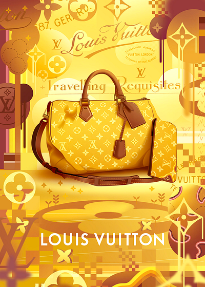 Louis Vuitton Speedbag brand france icon illustration luxe luxury lv lvmh product vuitton