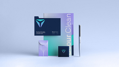 Scour Clean Brand Identity 3d animation branding design download free freebie graphic design illustration logo mockup mockup cloud mockupcloud motion graphics ui