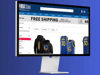 ReDesign NBA Store Use Html Css Javascript basketball blue goldenstate gsw jersey nba nbastore shopping webdesigner webdeveloper webdevelopment website