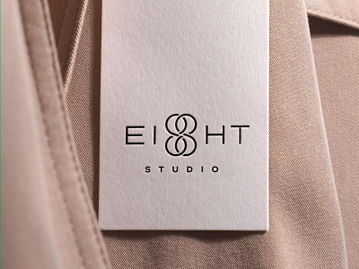 Eight / Unused brand branding clothing eight elegant fashion logo logosymbol logotype luxurious luxury sewing street tag type urban wear wear