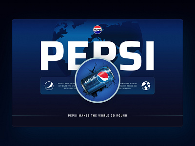 Pepsi Global | Web Design & Development 2d design digital graphic design pepsi soda ui web