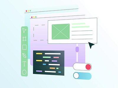 Coding for web design 2d animation animation browser coding cursor design design project design tools illustration interface layout motion graphics programming toolbar ui design user interface web design web development web pages website