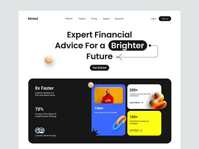 Finance Web UI Design 🔥 finance web design finance website ui mobile app design ui ui design ui design trends uiux design user interface ux ux design ux research website redesign