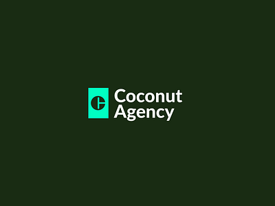 Coconut agency logotype brand branding graphic design icon illustration logo typography vector