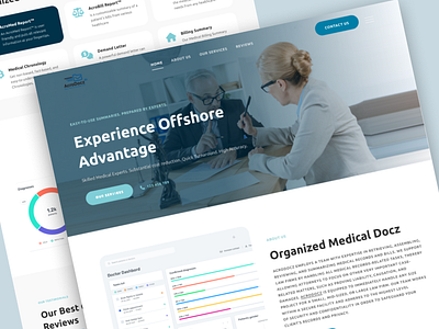 Landing Page Website Design Legal Tech Company (Medical) company profile design firm landing page law legal medical product design technology ui ui design ux ux design
