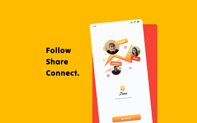 Zenn - A social media app branding design graphic design ui ux website