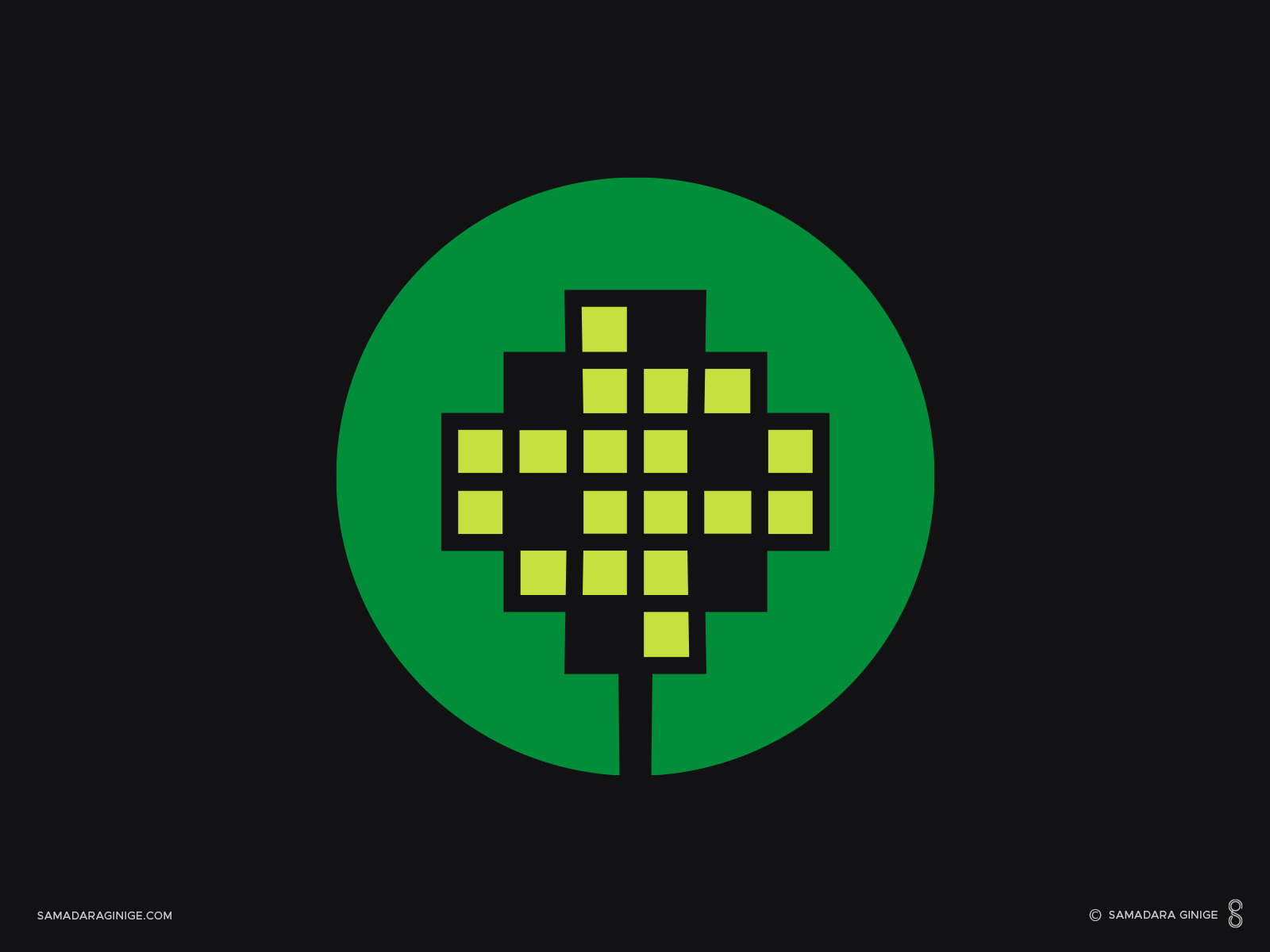 Logo mark for a Sustainable Property Consultancy brand city consultant design futuristic greenery illustration logo mark minimal modern property samadaraginige simple sustainable tree urban