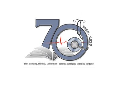 Event Logo Design: Celebrating 70 Years of Excellence event graphic design logo