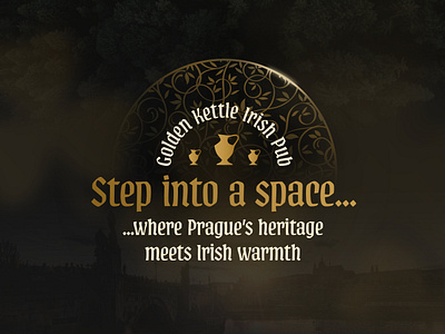 Golden Kettle Irish Pub / Visual identity brand brand identity branding logo logo design visual identity