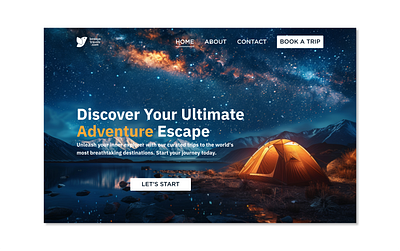 Landing Page landing page ui ux web design