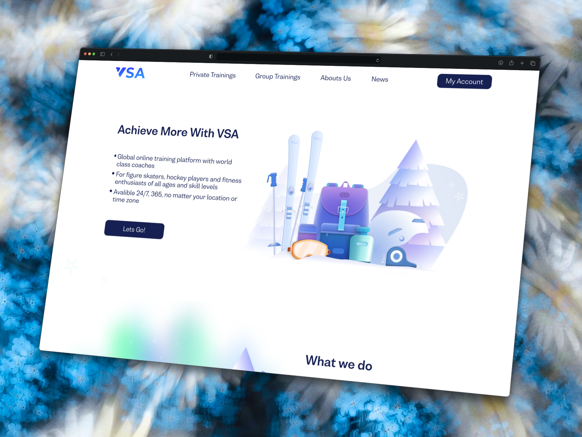 VSA Re-Design brand design design figma figma to webflow graphic design illustration landing page ui ux uxui design web design