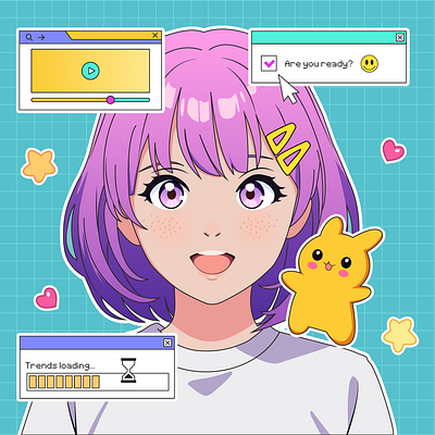 Cute.png anime anime character anime design banner character girl graphic graphic design illustration image pikachu vector vector illustration vectorillustration