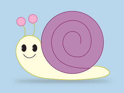 A Charming Snail Illustration animalillustration characterdesign creativeillustration cutesnail digitalart graphic design illustrationart snailart snailillustration whimsicalart