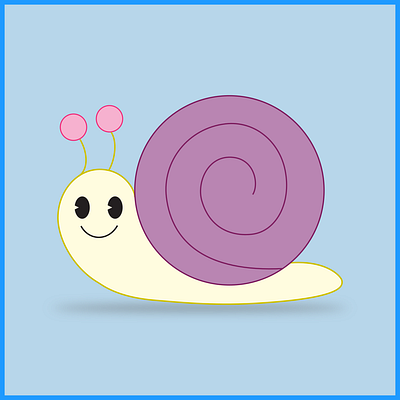 A Charming Snail Illustration animalillustration characterdesign creativeillustration cutesnail digitalart graphic design illustrationart snailart snailillustration whimsicalart