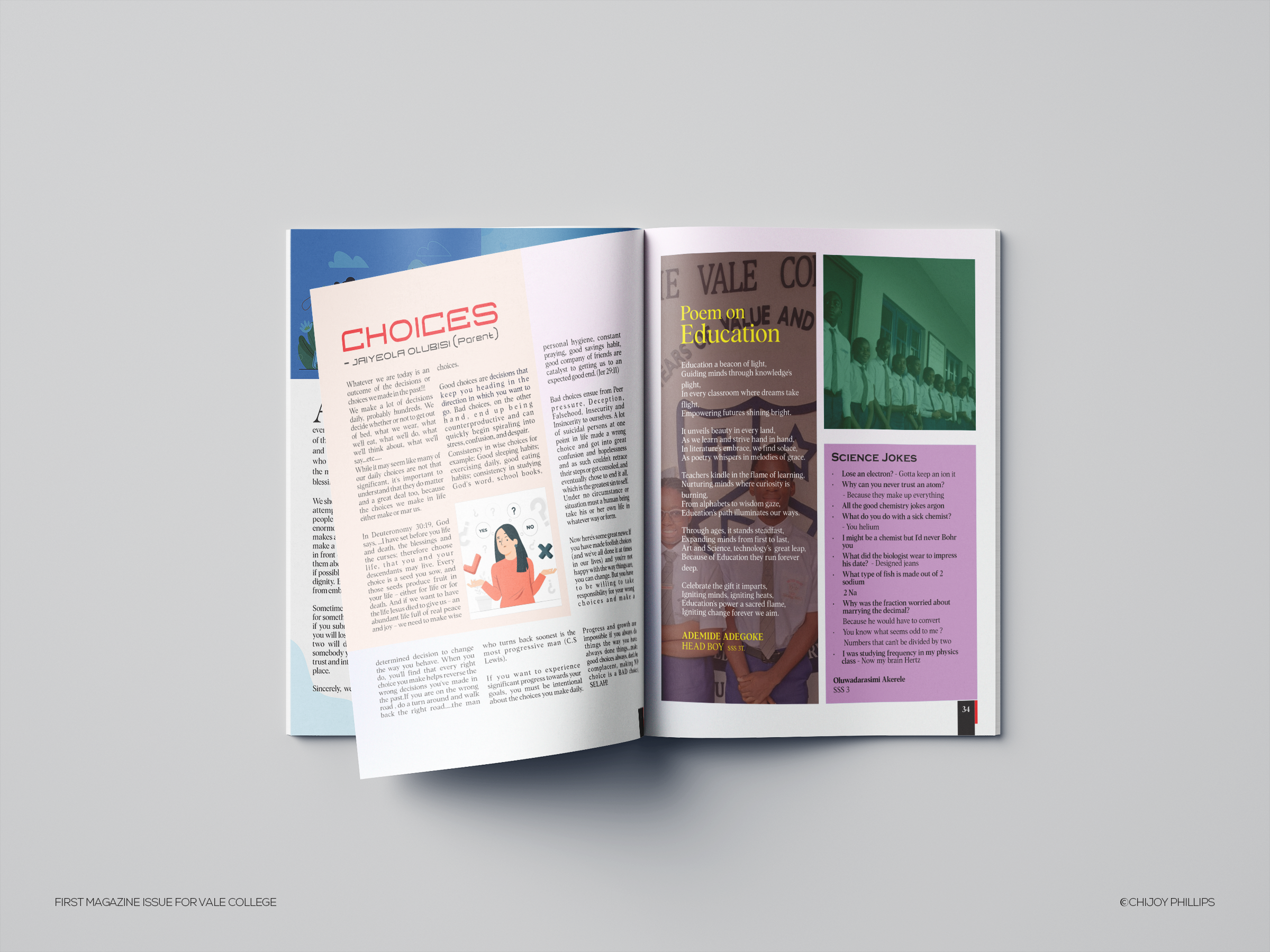 Example of Magazine Or Brochure Design