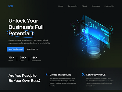 Landing Page dailyui design landing page ui