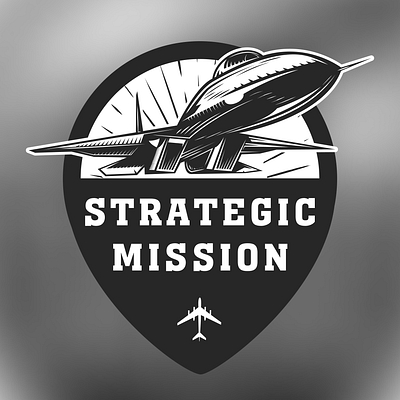 Лого для каналу "Strategic Mission" design figma graphic design logo ui ux vector