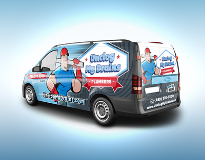 Plumbing Van Wrap I Car Wrap Design box truck wrap car sticker car wrap corporate car wrap desiging design graphic design illustration plumbing sticker sticker design truck wrap ui van van wrap van wrap design vehicle wrap vehicle wrap design