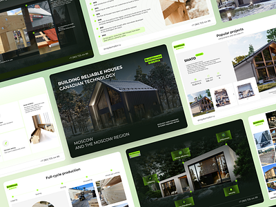 BuildHouse building canadian houses houses marketing kit presentation ui