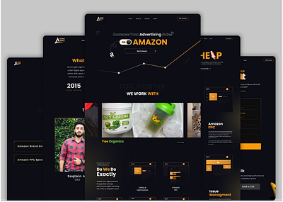 Advance AMZ - Amazon Services, PPC Agency Website amazonredesign ecommercedesign productdesign ui uiuxdesign userexperience webdevelopment websitedesign