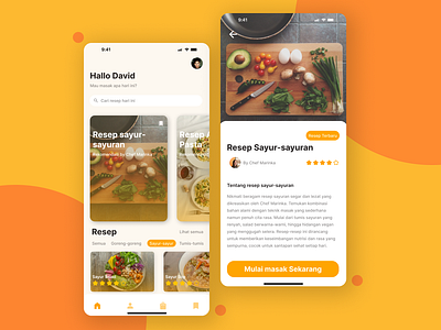 Food Recipe App UI Design branding graphic design ui ui design uiux ux ux design