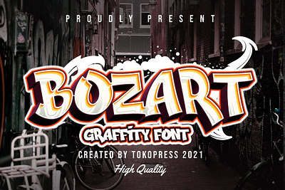 BOZART – Graffiti font font graffiti font sans serif serif font thumbnail youtube font