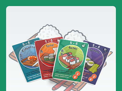 Sushi Game - 2021 boardgame cardgame tabletopgaming