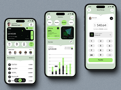 Finance App - UI/UX finance app ui uiux ux