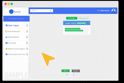 Botsify admin panel automation business tech chatbot conversational ui ecommerce tools efficient workflow inventory management product addition product management software demo tech solutions ui interaction user interface web admin