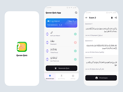 Quran Quiz Mobile App 1500 30 arabic black blue book calligraphy exam hafiz holy holy book islam islamic quiz quiz app quran ramadan ramzan reading white