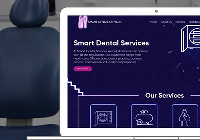 Smart Dental Services 3d animation branding logo motion graphics ui webdesign webdevelopment