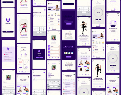 Fitness Freaks app creative design fitness graphic design gym app health medical mockup ui