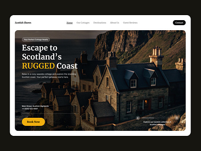 Landing Page : Vacation Rentals design hero section herosection landing page rentals ui ui design ux ux design vacation web design