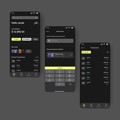 Wallet App UI app design ui ui design ui inspiration ui ux uiux wallet app ui