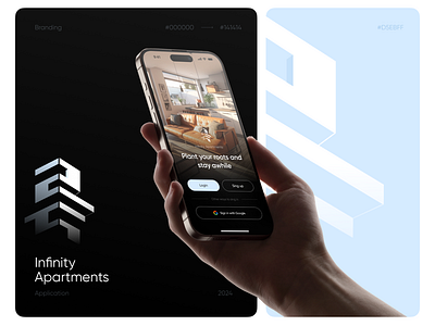 Infinity Apartments – Branding & App Design apartmentfinder apartmentrental appbranding appdesign branding flatdesign housingapp logo minimalistdesign mobileapp moderndesign propertyrental realestate realestatetech ui uiux userexperience