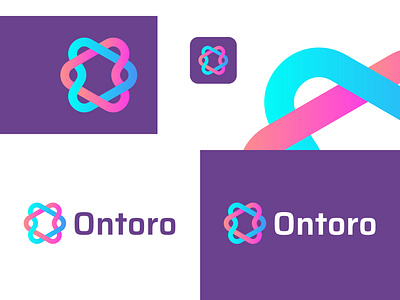 Ontoro Ai Logo Design 3d 3dlogo abstractlogo ai animation branding brandingdesign graphic design illustration logo motion graphics o saas ui vector