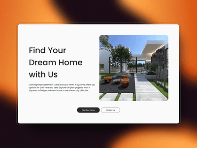 Real Estate CTA cta design figma illustrations real estate ui ui visuals uiux design user experience design user interface design ux webdesign