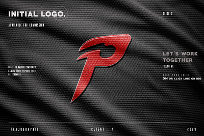 Initial Logo P brand identity branding design design logo e sport logo esport esportlogo game esport gamer logo gaming graphic design illustration initial logo letter logo logo logo design logo type logodesign motion graphics ui