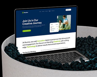 Agency Website Career Page agency branding career design job landingpage