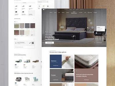 Materasso CZ bed clean ecommerce eshop fashion online shopping shopping sleep ui ux web webdesign website