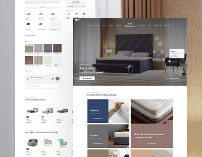 Materasso CZ bed clean ecommerce eshop fashion online shopping shopping sleep ui ux web webdesign website