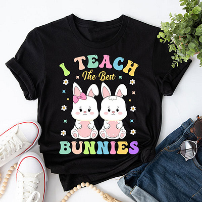 Bunny T-Shirt Design bunny bunny design bunny t shirt bunny t shirt design cut bunny cut rabbit design designer graphic design illustration rabbit rabbit design rabbit t shirt t shirt design teach vector