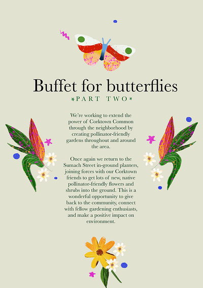 Planting drive! 🪴 art butterflies painting plants procreate