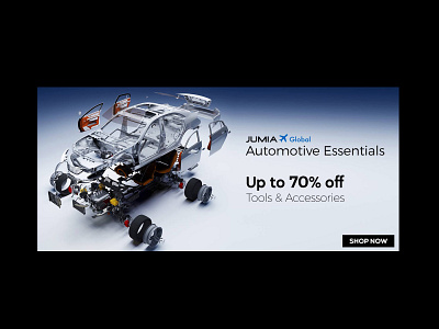 Jumia - Car parts Sale Banner graphic design