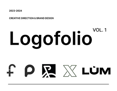 Logos & Marks 2024 branding graphic design logo logofolio logotype