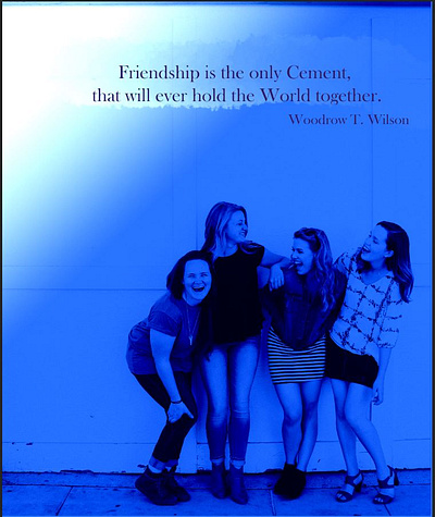 Quote About FriendShip graphic design inspiration ui