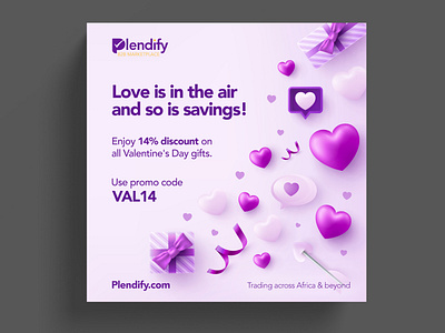 Valentine's Day Social media Post graphic design